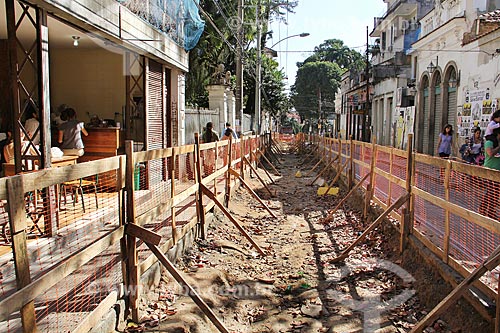  Construction site to reform of the Santa Teresa Tram  - Rio de Janeiro city - Rio de Janeiro state (RJ) - Brazil