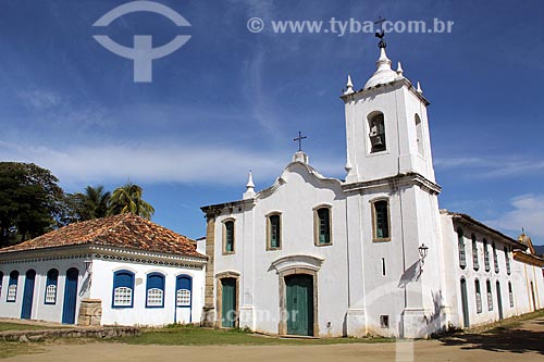  Facade of the Nossa Senhora das Dores Church (1820)  - Paraty city - Rio de Janeiro state (RJ) - Brazil