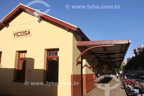  Old Vicosa Railway Station, now houses cultural space and library  - Vicosa city - Minas Gerais state (MG) - Brazil