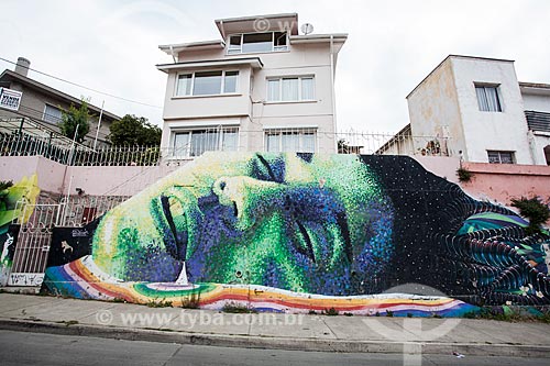  Graffiti - Valparaiso city  - Valparaiso city - Santiago Province - Chile
