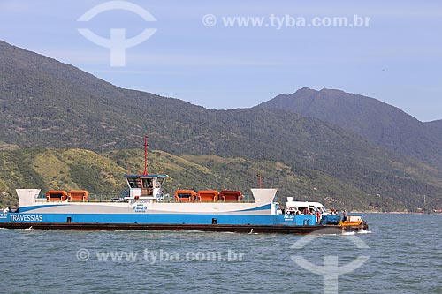  Ferry used in the crossing between Ilhabela and Sao Sebastiao cities  - Ilhabela city - Sao Paulo state (SP) - Brazil