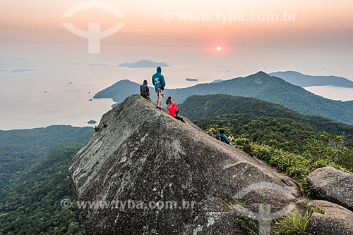  Top of Papagaio Peak with Ilha Grande Bay in the background  - Angra dos Reis city - Rio de Janeiro state (RJ) - Brazil