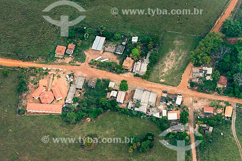  Aerial photo of the houses- rural zone of Tucuma city  - Tucuma city - Para state (PA) - Brazil