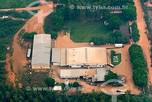  Aerial photo of the ILDA Dairy - Industry and Commerce of Dairy Products from the Amazon  - Tucuma city - Para state (PA) - Brazil