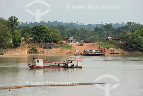  Ferry crossing of Fresco River  - Sao Felix do Xingu city - Para state (PA) - Brazil