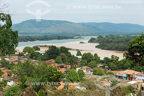  General view of the meeting of waters of Fresco River and Xingu River  - Sao Felix do Xingu city - Para state (PA) - Brazil