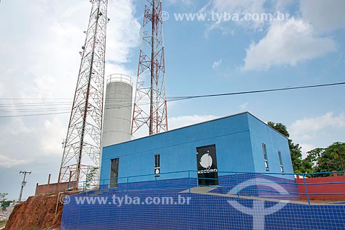  Studio the transmitting antenna of TV Record  - Tucuma city - Para state (PA) - Brazil