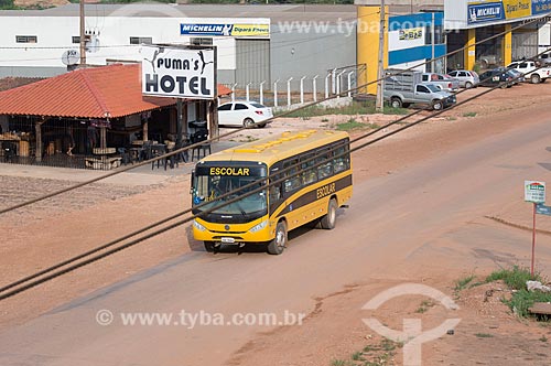  School bus - Nations Avenue (PA-279)  - Sao Felix do Xingu city - Para state (PA) - Brazil