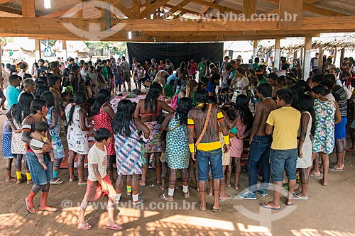  Seed exchange fair - Moikarako Tribe - Kayapo Indigenous Land - with the participation of other tribes and ethnic groups  - Sao Felix do Xingu city - Para state (PA) - Brazil