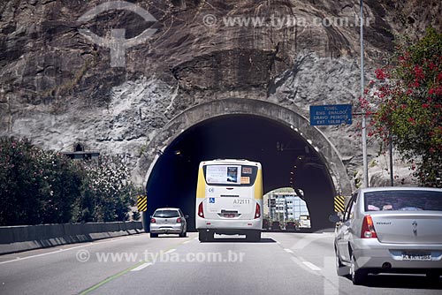  Traffic - Engineer Enaldo Cravo Peixoto Tunnel - Linha Amarela  - Rio de Janeiro city - Rio de Janeiro state (RJ) - Brazil