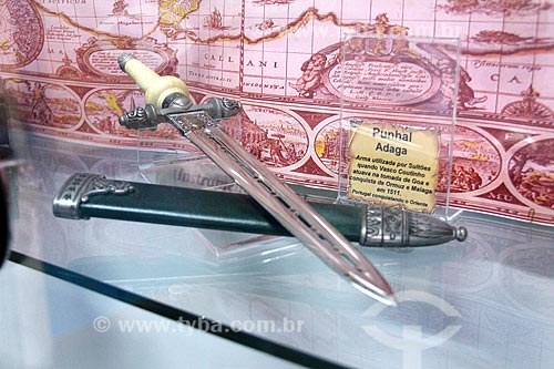  Dagger on exhibit - House of Memory  - Vila Velha city - Espirito Santo state (ES) - Brazil
