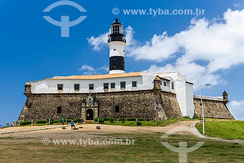  Facade of the Santo Antonio da Barra Fort (1702)  - Salvador city - Bahia state (BA) - Brazil