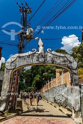  Portal of Fonte Grande Street (Great Fountain Street)  - Cairu city - Bahia state (BA) - Brazil