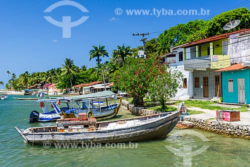  Berthed trawler boats - port of the Velha Boipeba village  - Cairu city - Bahia state (BA) - Brazil