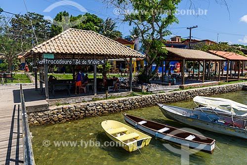  Berthed boats - port of the Velha Boipeba village  - Cairu city - Bahia state (BA) - Brazil