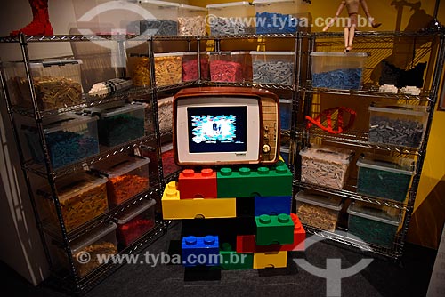  Exhibition - Art Of The Brick - from LEGO block sculptures by artist Nathan Sawaya at the National Historical Museum  - Rio de Janeiro city - Rio de Janeiro state (RJ) - Brazil