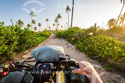  Quadricycle - trail near to Cassange Beach  - Marau city - Bahia state (BA) - Brazil