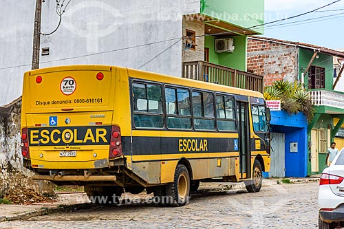  School bus - Itacare city  - Itacare city - Bahia state (BA) - Brazil