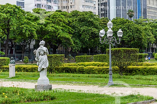  Statue - Paris Square (1926)  - Rio de Janeiro city - Rio de Janeiro state (RJ) - Brazil