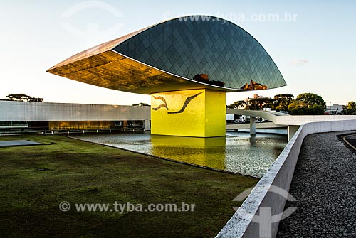  Facade of the Oscar Niemeyer Museum (Eye Museum)  - Curitiba city - Parana state (PR) - Brazil