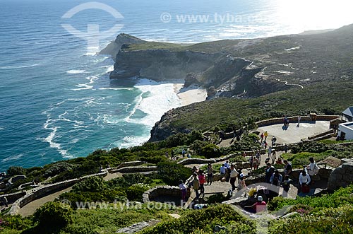  Dias Beach and Cape of Good Hope seen from the Cape Point Lighthouse  - Cape Town city - Western Cape province - South Africa