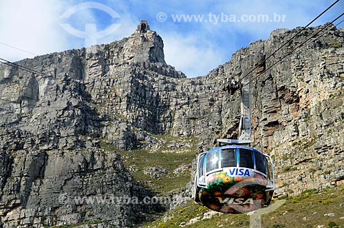  Cable car - Table Mountain - one of the New7Wonders of Nature  - Cape Town city - Western Cape province - South Africa