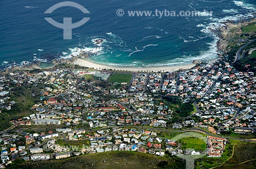  View of Camps Bay Beach  - Cape Town city - Western Cape province - South Africa