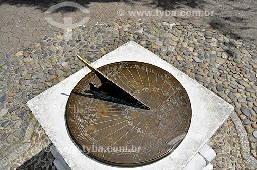  Sundial (1781) located in Companys Garden  - Cape Town city - Western Cape province - South Africa