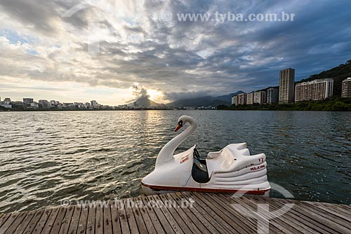  Paddle boat - Rodrigo de Freitas Lagoon  - Rio de Janeiro city - Rio de Janeiro state (RJ) - Brazil