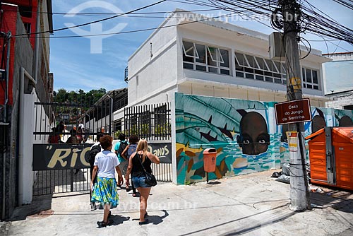  Facade of the Cultural Group Jongo Serrinha headquarter  - Rio de Janeiro city - Rio de Janeiro state (RJ) - Brazil