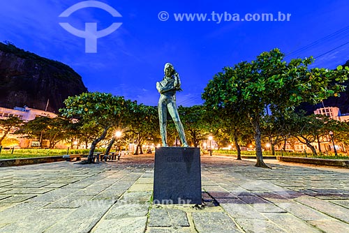  Frédéric Chopin sculpture (1944) - Vermelha Beach (Red Beach) waterfront during dawn  - Rio de Janeiro city - Rio de Janeiro state (RJ) - Brazil
