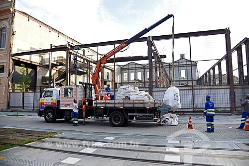  Construction site - Port Binary  - Rio de Janeiro city - Rio de Janeiro state (RJ) - Brazil