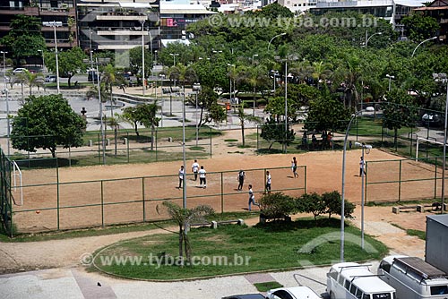  Soccer field of the Sao Perpetuo square  - Rio de Janeiro city - Rio de Janeiro state (RJ) - Brazil