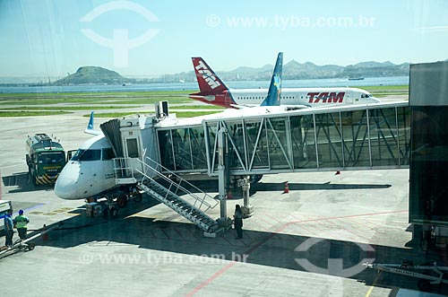  Airplane - Santos Dumont Airport runway  - Rio de Janeiro city - Rio de Janeiro state (RJ) - Brazil