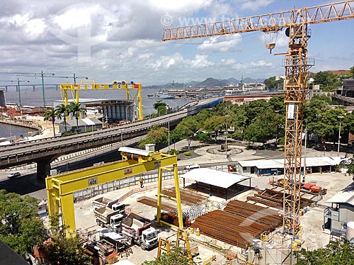  Construction site to reform of the Maua Square  - Rio de Janeiro city - Rio de Janeiro state (RJ) - Brazil