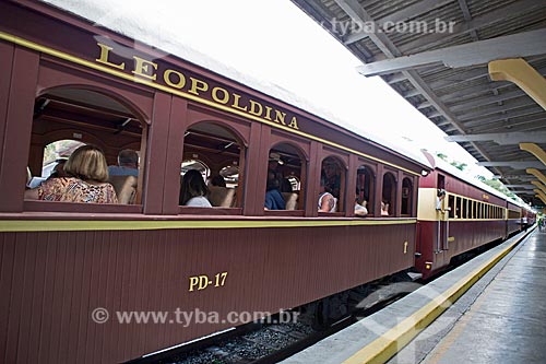  Detail of wagon of the The Baldwin Locomotive Works 1424, USA 59712 (1927) - that makes the sightseeing between the cities of Sao Lourenco and Soledade de Minas - Sao Lourenco Train Station  - Sao Lourenco city - Minas Gerais state (MG) - Brazil