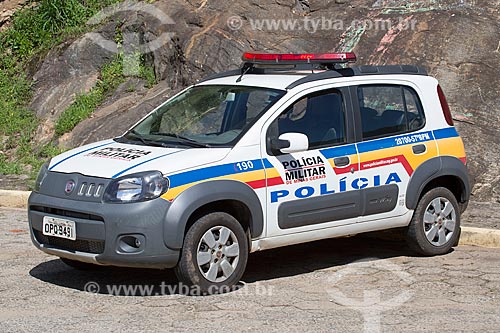  Police car of the Minas Gerais Military Police  - Soledade de Minas city - Minas Gerais state (MG) - Brazil