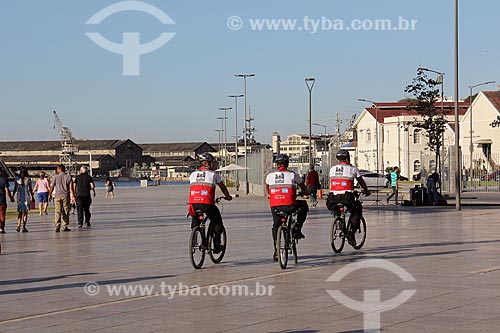  Policing with bicycles - Operation Centro Presente - Maua Square  - Rio de Janeiro city - Rio de Janeiro state (RJ) - Brazil