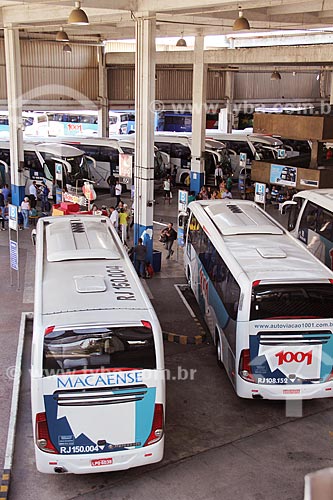  Bus - boarding sector of the Rio de Janeiro Bus Terminal  - Rio de Janeiro city - Rio de Janeiro state (RJ) - Brazil