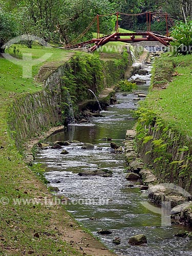  Canal in Macacos River - Botanical Garden of Rio de Janeiro  - Rio de Janeiro city - Rio de Janeiro state (RJ) - Brazil