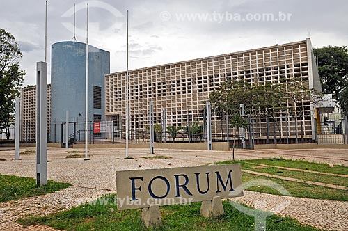  Facade of the Forum of Catanduva city  - Catanduva city - Sao Paulo state (SP) - Brazil