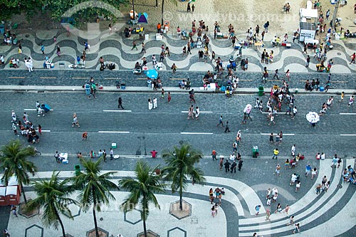  Top view of public coming - Copacabana Beach to reveillon party  - Rio de Janeiro city - Rio de Janeiro state (RJ) - Brazil
