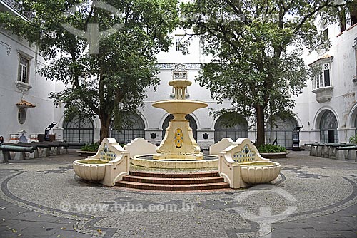  Fountain - Courtyard of the Cannons - National Historical Museum  - Rio de Janeiro city - Rio de Janeiro state (RJ) - Brazil
