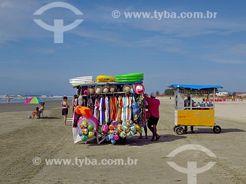  Street vendor - beach - Ilha Comprida city waterfront  - Ilha Comprida city - Sao Paulo state (SP) - Brazil