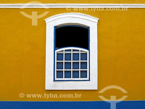  Detail of historic house  - Iguape city - Sao Paulo state (SP) - Brazil