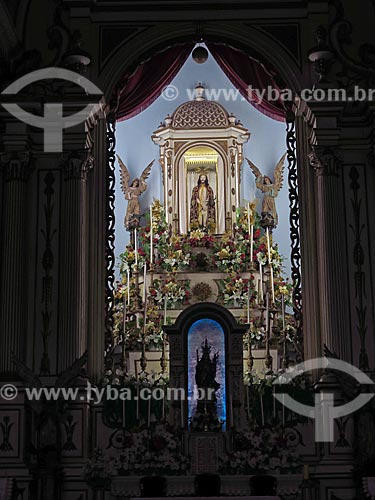  Detail of altar - Senhor Bom Jesus de Iguape e Nossa Senhora das Neves Basilica  - Iguape city - Sao Paulo state (SP) - Brazil