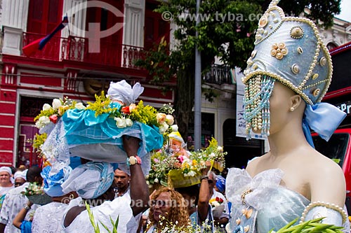  Procession in homage to Yemanja - Organized by Afoxe Estrela Doya  - Rio de Janeiro city - Rio de Janeiro state (RJ) - Brazil