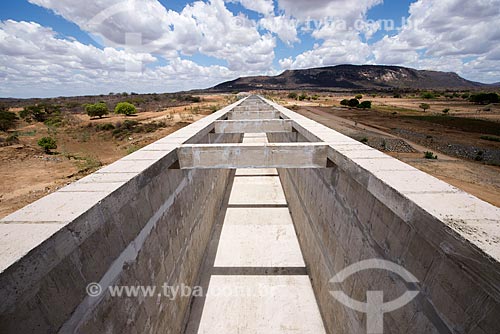  Mari Aqueduct - part of the Project of Integration of Sao Francisco River with the watersheds of Northeast setentrional  - Cabrobo city - Pernambuco state (PE) - Brazil