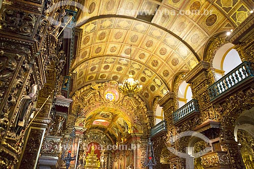  Inside of the Our Lady of Monte Serrat Church (1671) - Sao Bento Monastery  - Rio de Janeiro city - Rio de Janeiro state (RJ) - Brazil