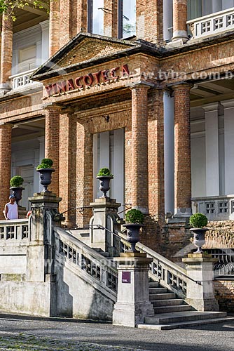  Detail of entrance of the Pinacoteca of Sao Paulo State (1905)  - Sao Paulo city - Sao Paulo state (SP) - Brazil
